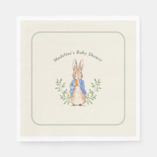 Serviette En Papier Lapin de conte de fées classique Vintage Baby Show
