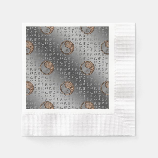 Serviette En Papier Lapin de Terre (Devant)