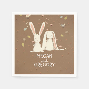 Serviette En Papier lapin lapin mignon