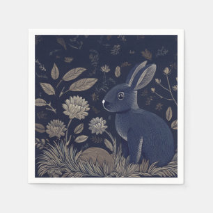 Serviette En Papier Lapin Whimsical