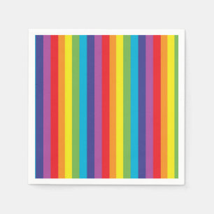Serviette En Papier L'arc-en-ciel barre des serviettes