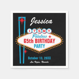 Serviette En Papier Las Vegas Custom