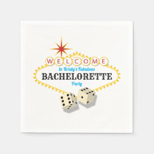 Serviette En Papier Las Vegas Marquee Bachelorette