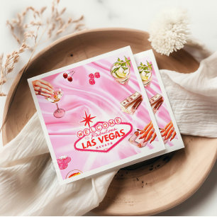 Serviette En Papier Las Vegas Poker Girls Night Out