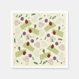 Serviette En Papier Lasagna Soup Pizza Restaurant Fromage Spaghetti