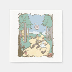 Serviette En Papier L'Assistant D'Oz™   Storbook Yellow Brick Road