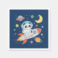 l'astronaute bleu et orange Panda