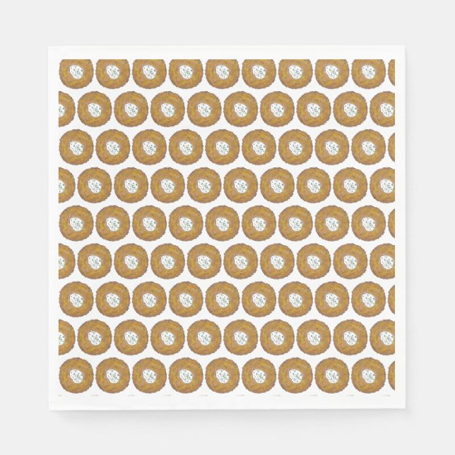 Serviette En Papier Latkes Potato Pancake Hanoukka Jewish Holiday Food (Devant)