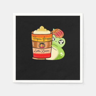 Serviette En Papier Latte Citrouille épicé Frogg Drop