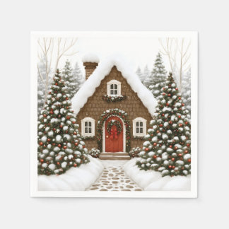 Serviette En Papier l'auberge du Père Noël
