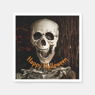 Serviette En Papier Laughton Skeleton Halloween Papier