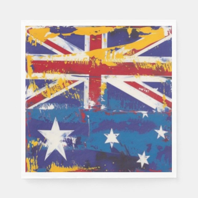 Serviette En Papier L'Australie attrayante (Devant)