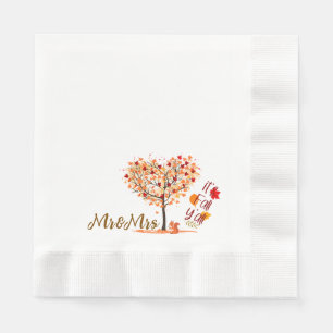 Serviette En Papier L'automne tombe de larges serviettes