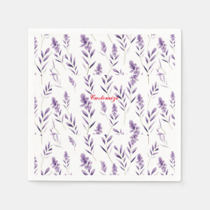 Serviette En Papier Lavender Flower Buves Thunder_Cove
