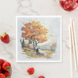 Serviette En Papier "Laverack" Le Setter anglais de chasse