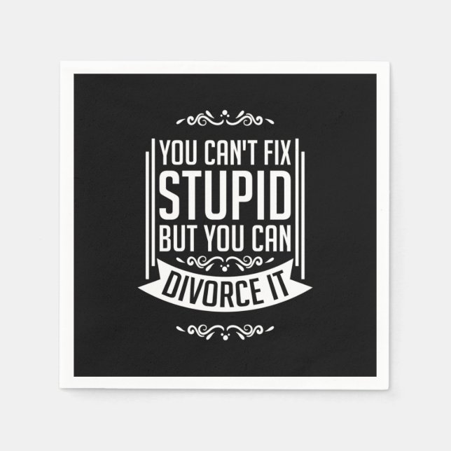 Serviette En Papier L'avocat peut le Divorcer (Devant)