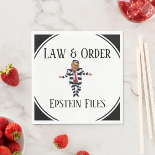 Serviette en papier Law & Order