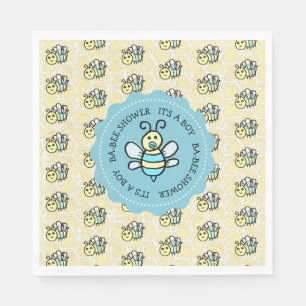 Serviette En Papier Le Baby shower de Little Honey Bee Boy