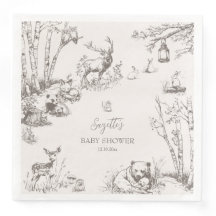 Le Baby shower des animaux des bois