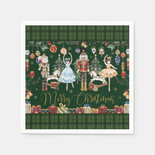 Serviette En Papier Le ballet Casse-Noisette Joyeux Noël festif