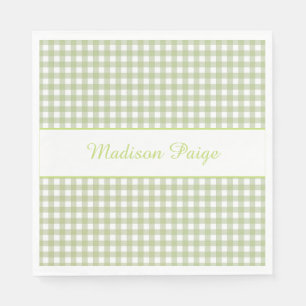 Serviette En Papier Le Bébé Cultivé Localement Est Sur Le Chemin Du Ba