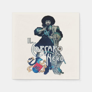 Serviette En Papier LE BLACK CORSAIR blanc