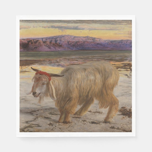Serviette En Papier Le bouc émissaire (par William Holman Hunt) (Devant)