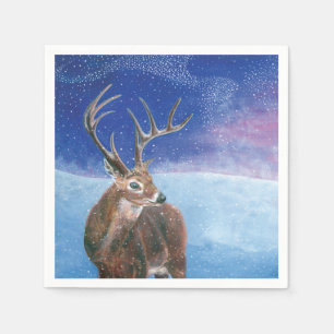 Serviette En Papier Le cerf rouge (Cervus elaphus)