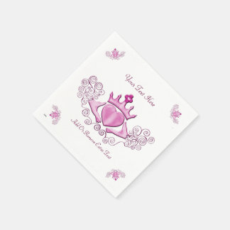 Serviette En Papier Le Claddagh (rose)