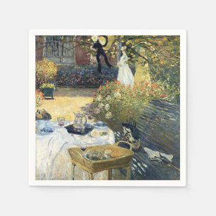 Serviette En Papier Le déjeuner Claude Monet   