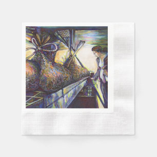 Serviette En Papier Le destin hurlant de la vie