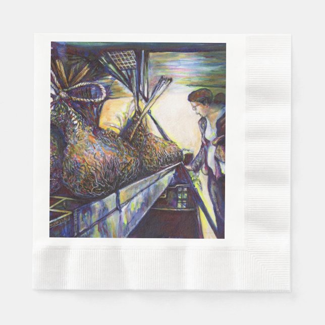 Serviette En Papier Le destin hurlant de la vie (Devant)