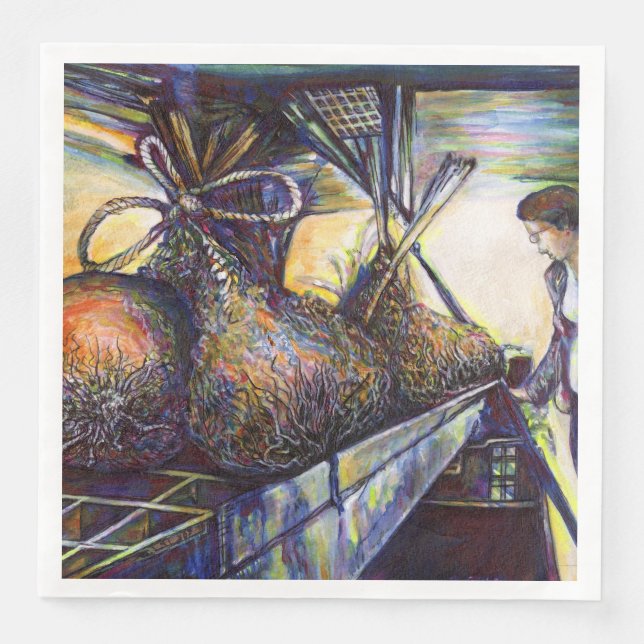 Serviette En Papier Le destin hurlant de la vie (Devant)