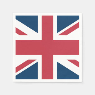 Serviette En Papier Le drapeau britannique Union Jack