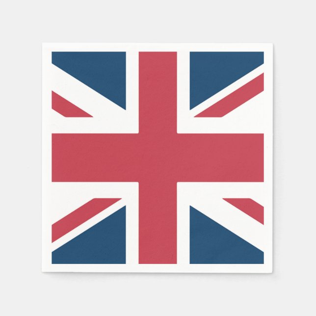 Serviette En Papier Le drapeau britannique Union Jack (Devant)