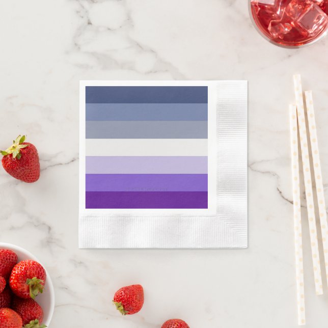 Serviette En Papier Le drapeau de la fierté lesbienne butch de Slipper (En situation)