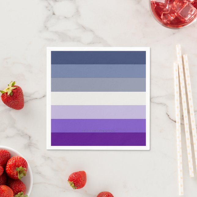 Serviette En Papier Le drapeau de la fierté lesbienne butch de Slipper (En situation)