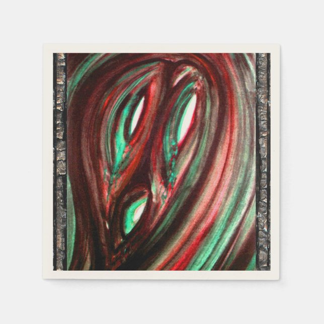 Serviette En Papier Le fantôme de la solitude (Devant)