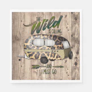 Serviette En Papier Le Far Appelle Et Je Dois Aller En Camping