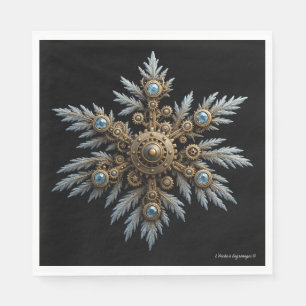 Serviette En Papier Le Flocon de Sidera – Artefact steampunk -