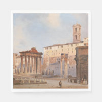 Le Forum romain antique (par Ippolito Caffi)