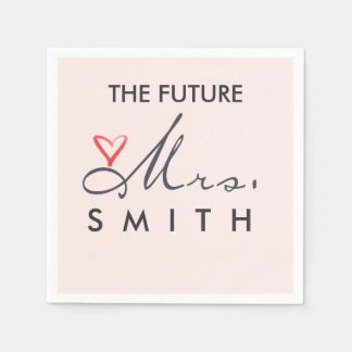 Serviette En Papier Le futur Mme.