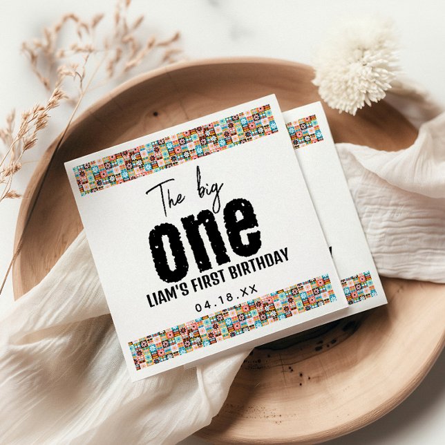 Serviette En Papier Le grand 1er anniversaire (Créateur téléchargé)