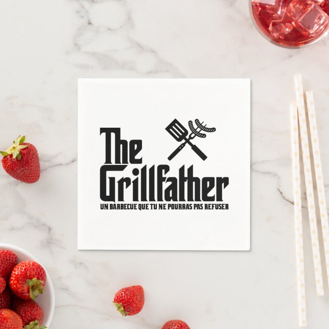 Serviette En Papier Le Grillfather (En situation)