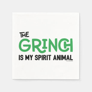 Serviette En Papier Le Grinch est mon animal spirituel Citation