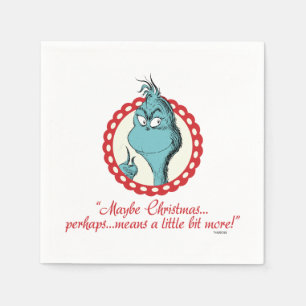 Serviette En Papier Le Grinch Peut-être Noël...