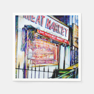 Serviette En Papier Le jardin de la sagesse de l'East Village