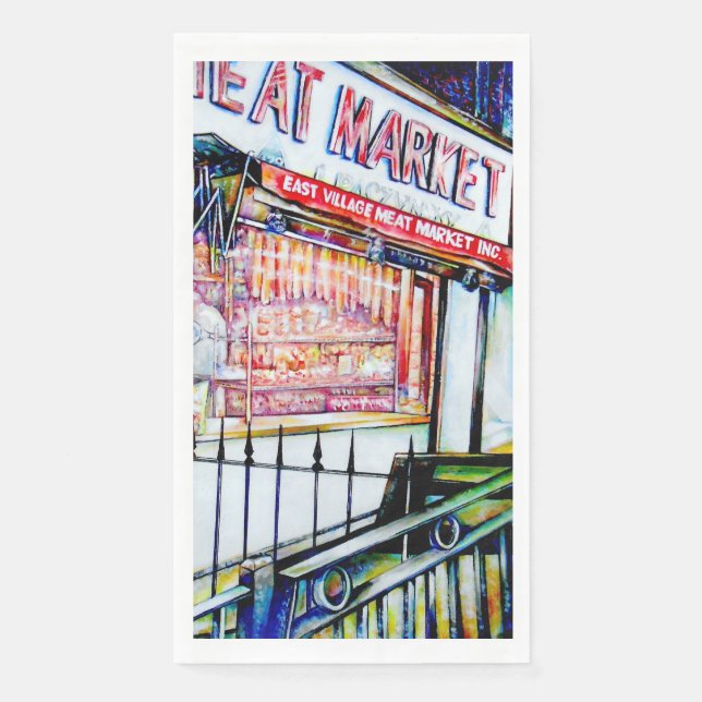 Serviette En Papier Le jardin de la sagesse de l'East Village (Devant)