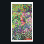 Serviette En Papier Le jardin d'Iris à Giverny par Claude Monet<br><div class="desc">S'il vous plaît visitez mon magasin pour un design plus intéressant et plus de choix de couleurs. => zazzle.com/iwheels*</div>