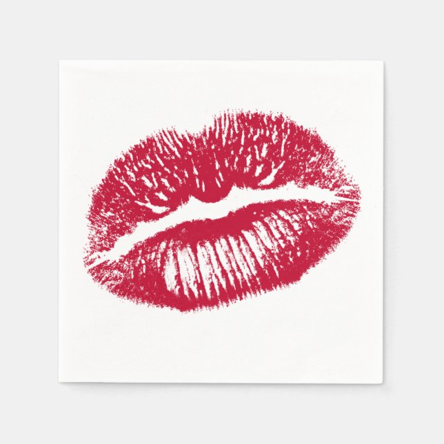 Serviette En Papier Le Kiss (Devant)